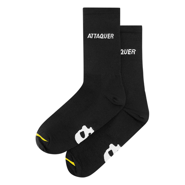 Attaquer Unisex All Day Socks Black main feature display