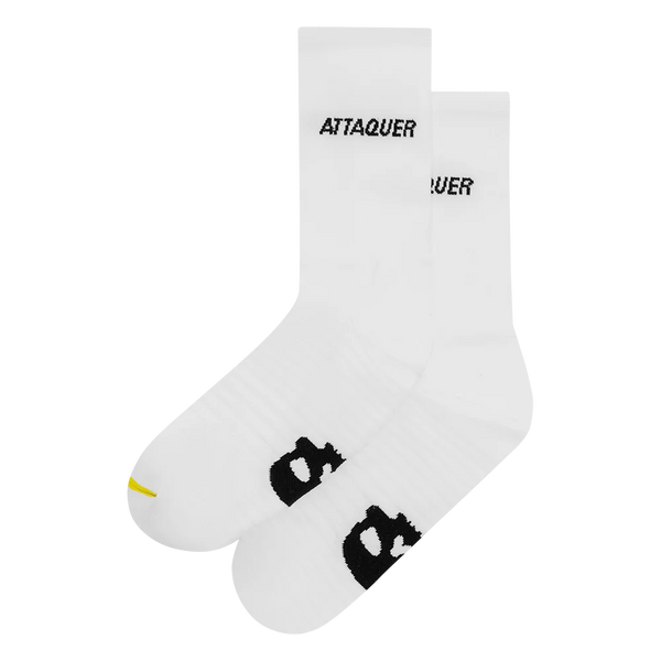 Attaquer Unisex All Day Socks White main feature display