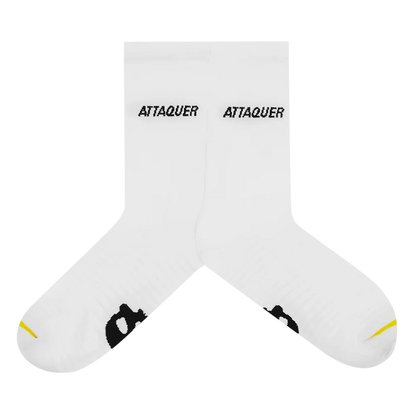 Attaquer Unisex All Day Socks White Main