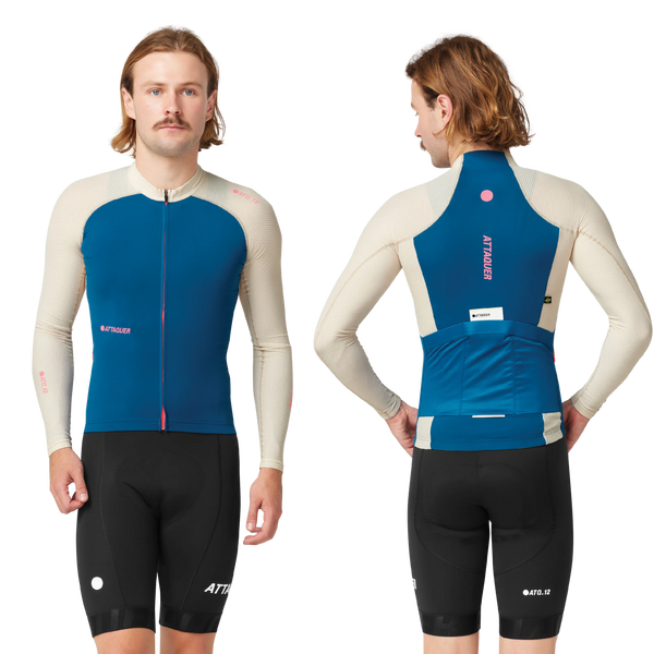 All Day Summer Long Sleeve Jersey mainBlue/Eggshell Main