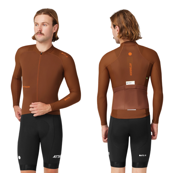 All Day Summer Long Sleeve Jersey Burnt Orange Main