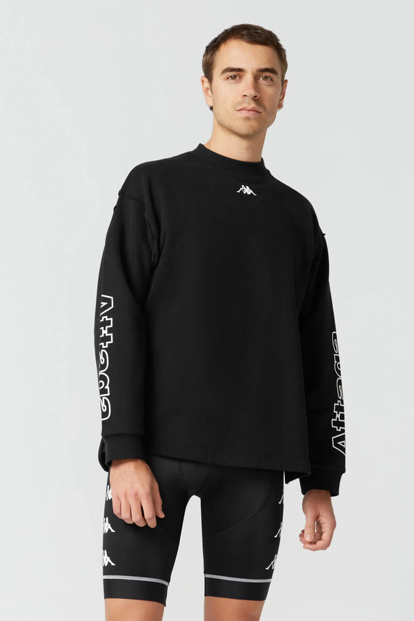 Attaquer Kappa long sleeved fleece sweater oversized black main