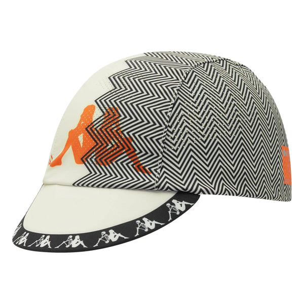 Attaquer Kappa Cycling Cap White Cream