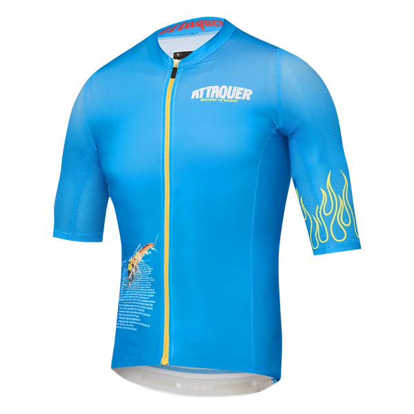 Beyond Human Race Jersey Blue Attaquer display feature