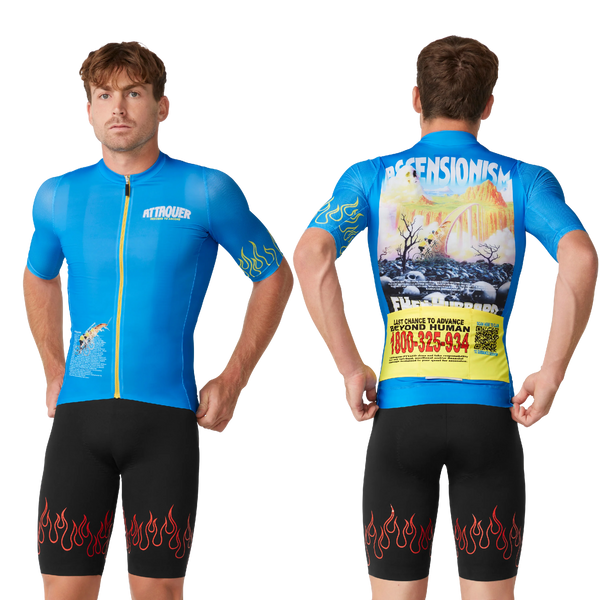 Beyond Human Race Jersey Blue Attaquer main