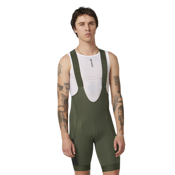 Attaquer All Day Cargo Bib Shorts Pine display main