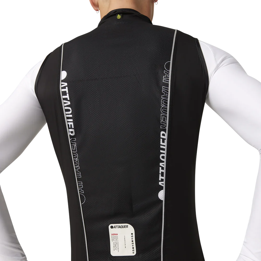 Intra Womens Stow Gilet Black | Attaquer Cycling Gilet