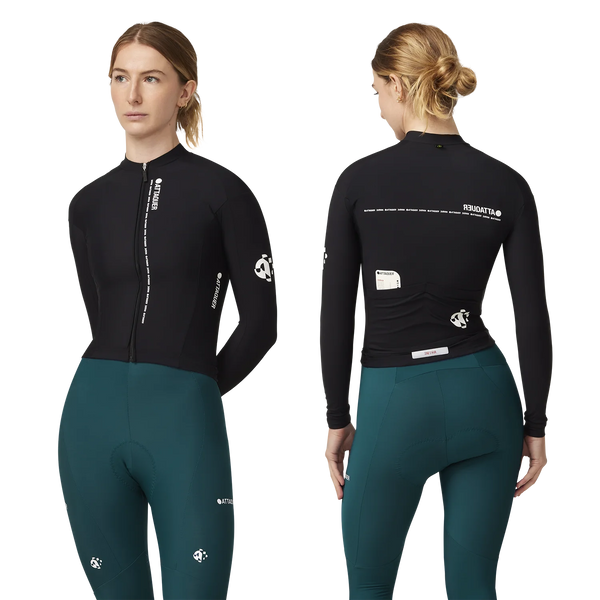 Attaquer Womens Intra Winter LS Jersey Black main