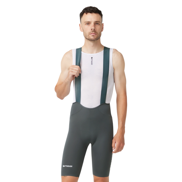 Attaquer Mens Race Bib Shorts Anthracite hoverimage main