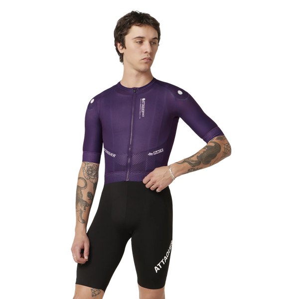 Attaquer Mens Race Jersey Purple main