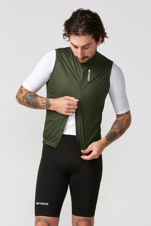 Race Rain Softshell Gilet Pine main