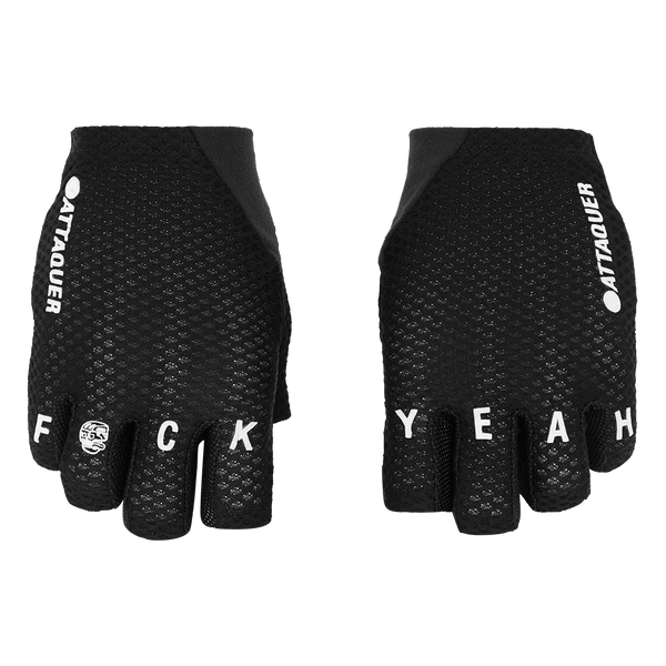 Attaquer Short Fingered F@ck Yeah Gloves Black main feature display