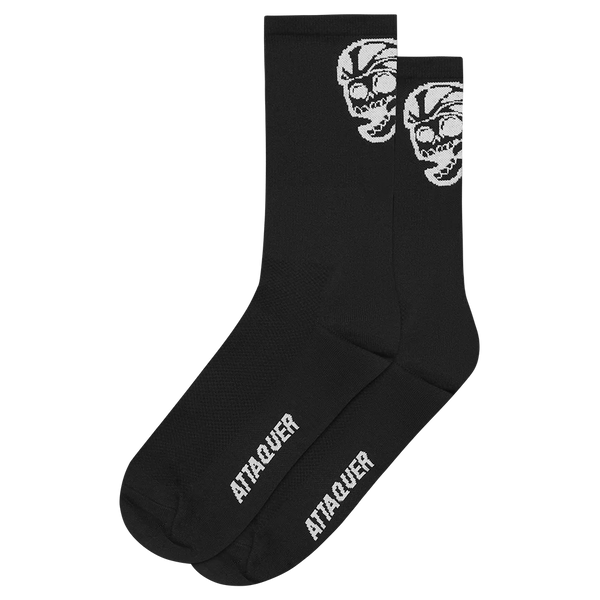 Attaquer Socks Skull Black main feature display