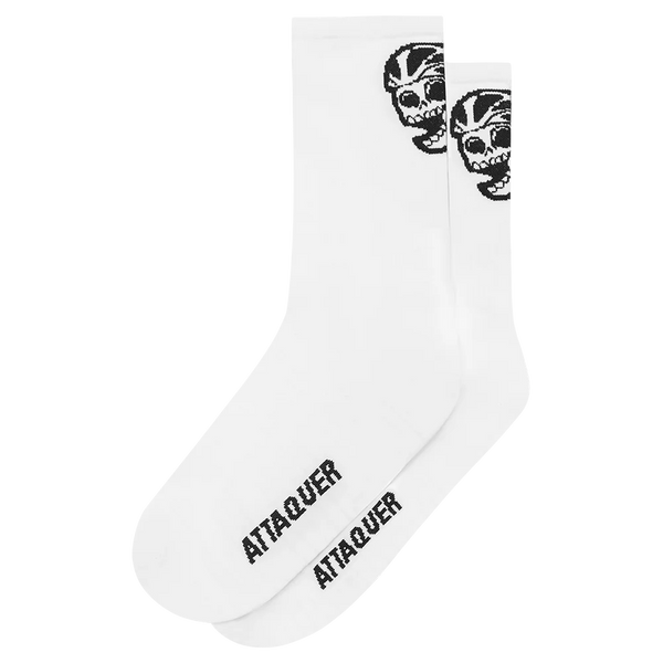 Attaquer Socks Skull White main feature display