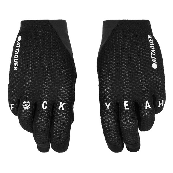 Attaquer Summer Mesh F@ck Yeah Gloves Black main feature display