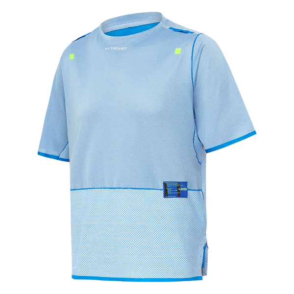 Attaquer Terra Short Sleeved Tech Tee Blue display feature