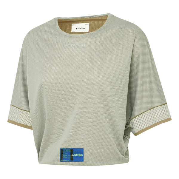 Attaquer Terra Womens Crop Tech Tee Sand display feature