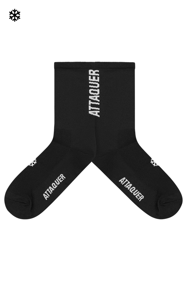 Attaquer Socks Winter Black feature display