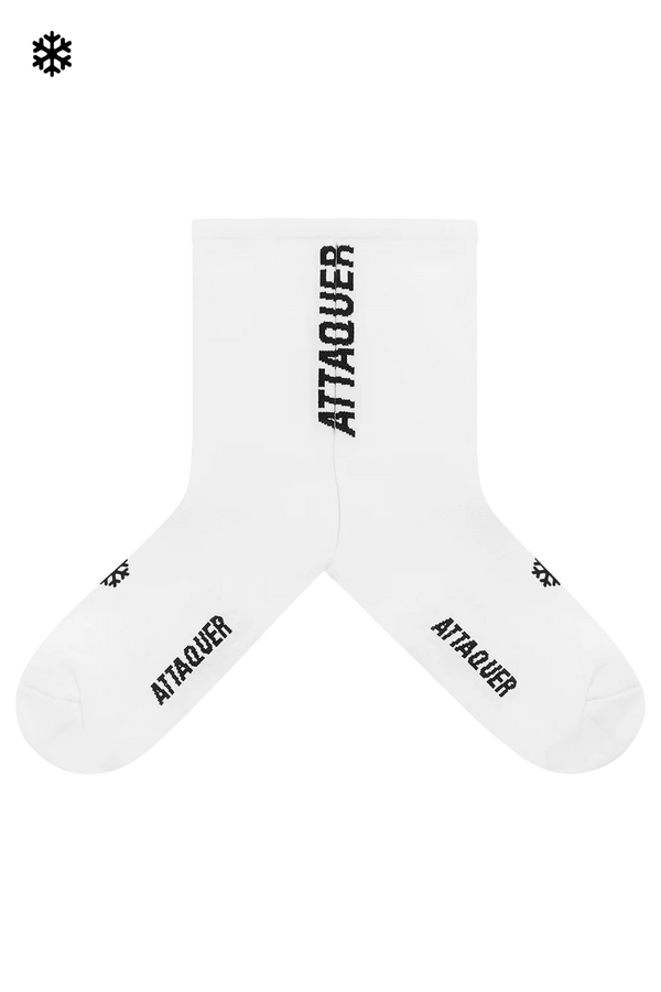 Attaquer Socks Winter White feature display