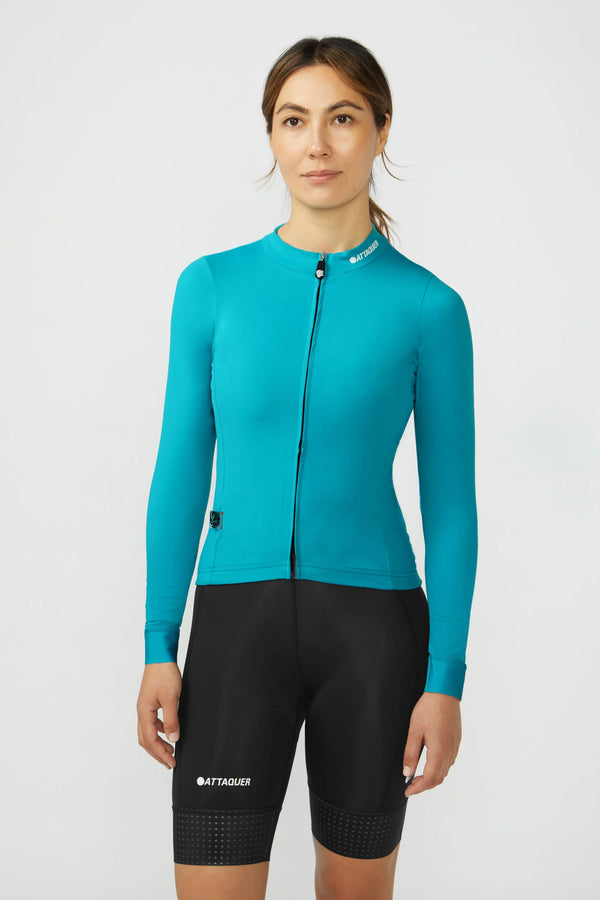 Womens A-Line Winter Long Sleeved Jersey 2.0 Aqua main