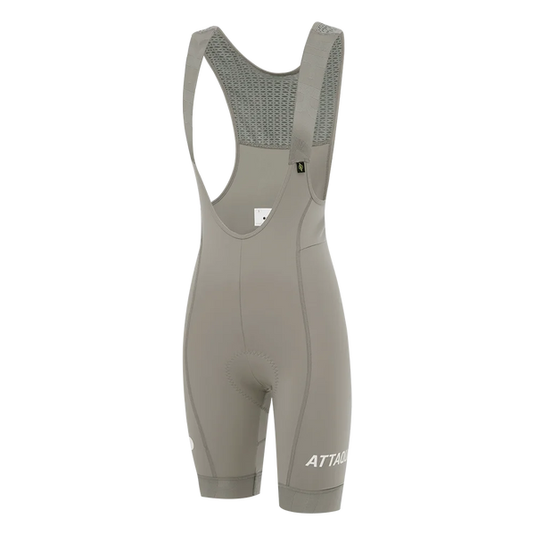 Womens All Day Bib Short Grey Smoke feature display