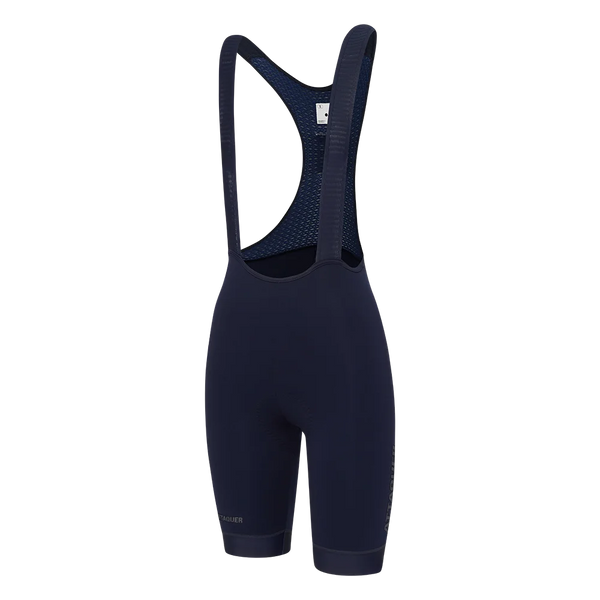 Attaquer Womens Race Bib Short 2.0 Navy/Tonal Logo feature display