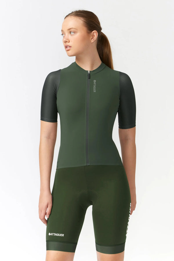 Attaquer Womens Race SS Jersey 2.0 Pine main