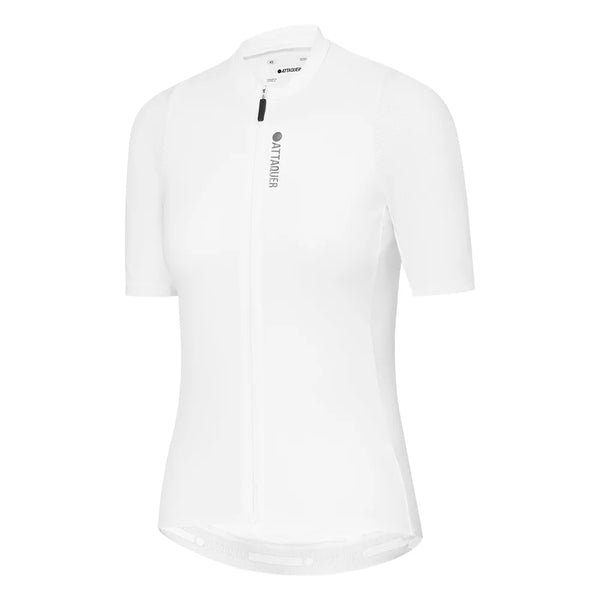 Womens Race Jersey White - Attaquer Cycling Jersey