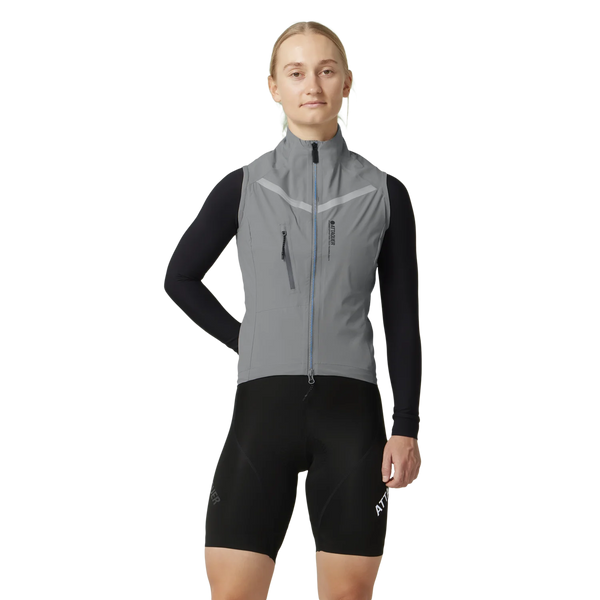 Womens Race Rain Gilet Grey main