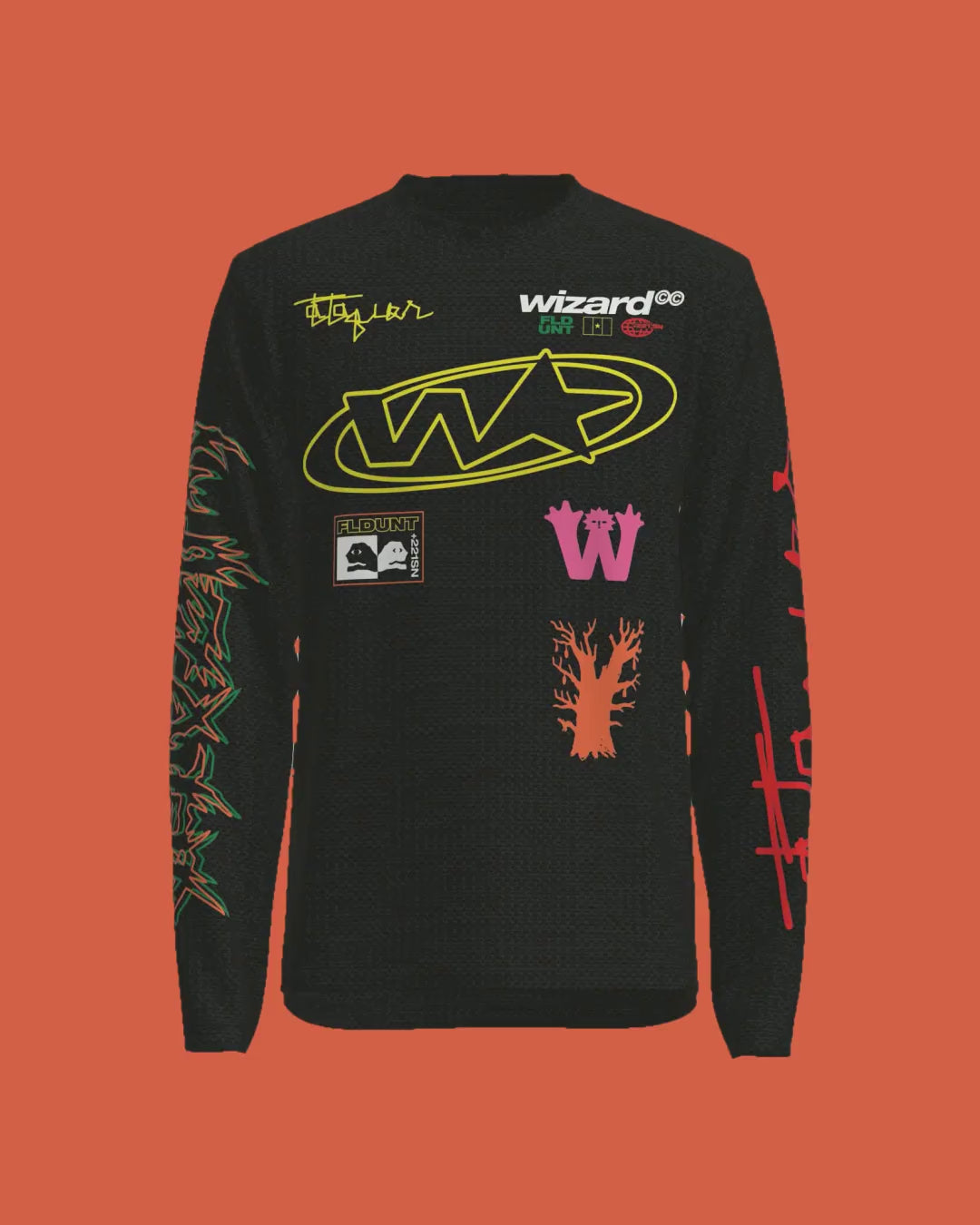 Attaquer x Wizard CC Tech Tee spin