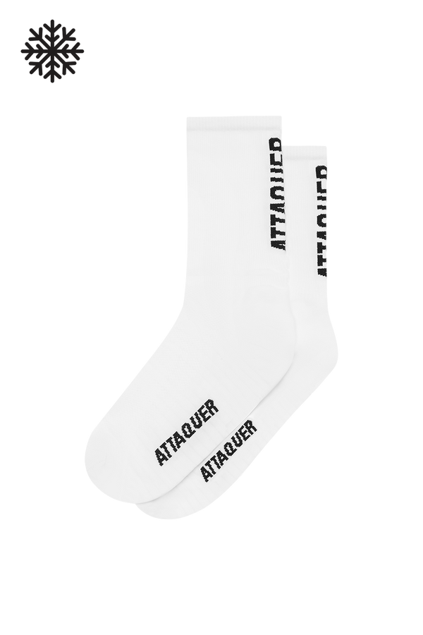 Attaquer Winter Socks White feature