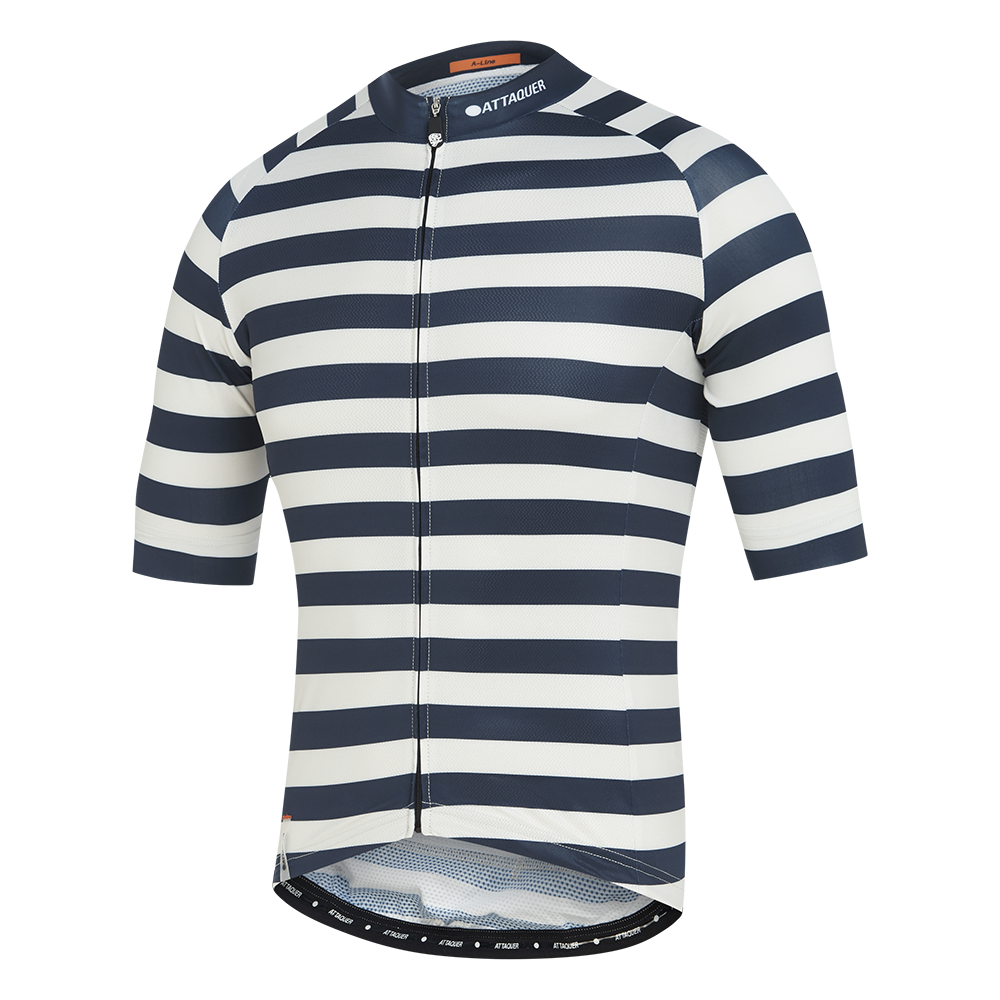 Attaquer Mens A-Line Jersey Stripe Grey feature display