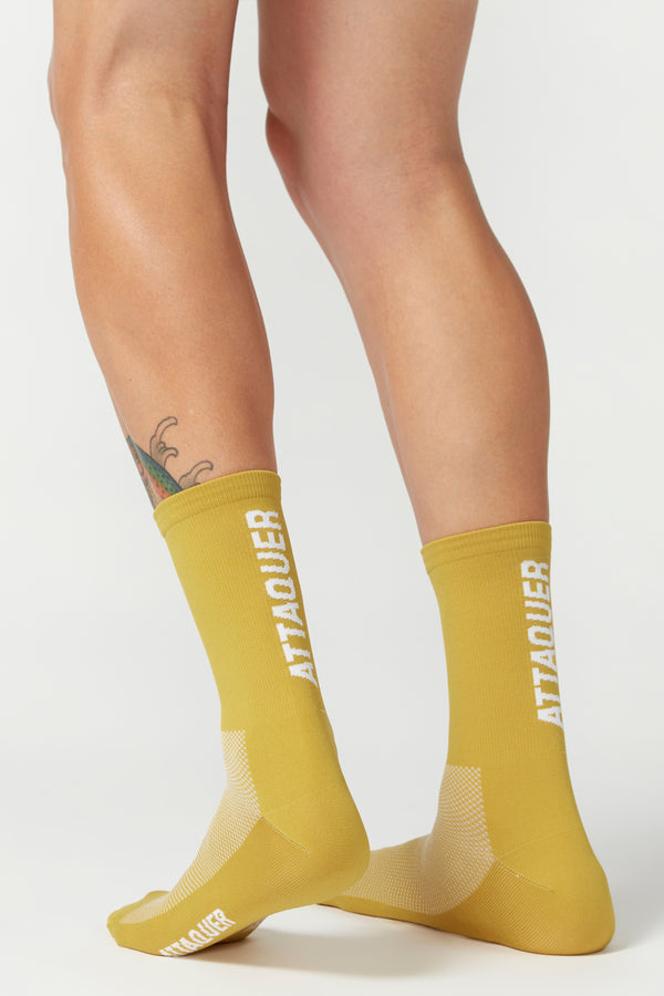 Attaquer Socks Vertical Logo Wattle main