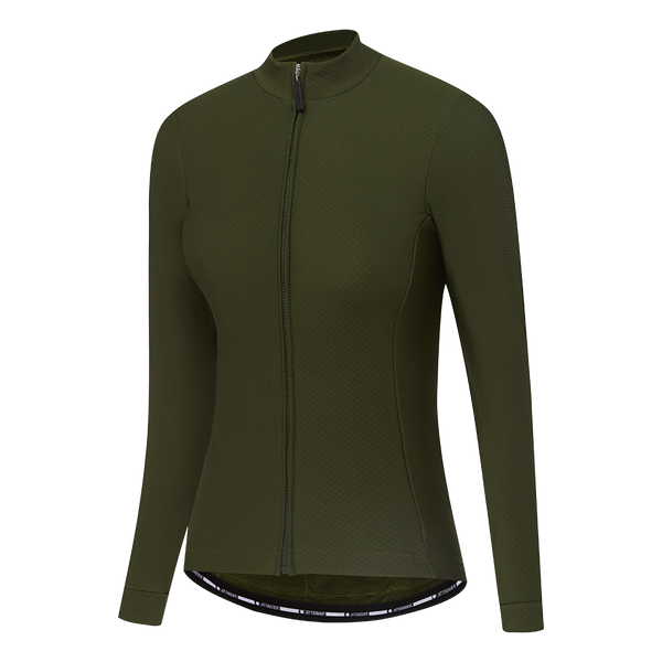 Attaquer Womens All Day Check Winter Long Sleeved Jersey Pine hoverimage