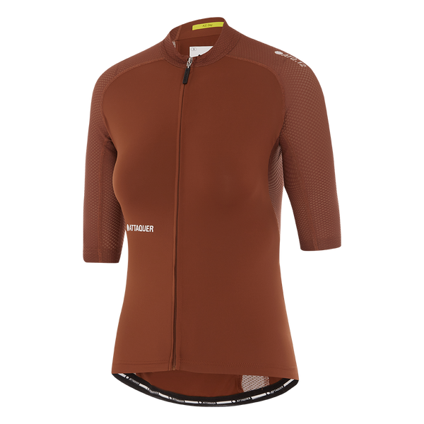 Womens All Day Jersey Burnt Orange feature