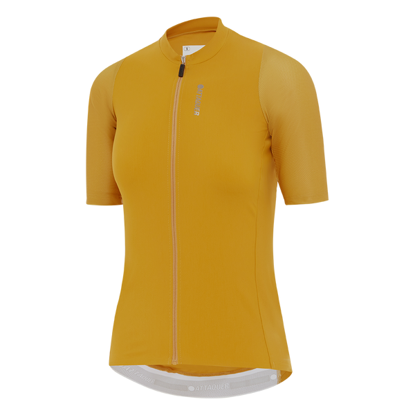 Womens Race Jersey Marigold feature display