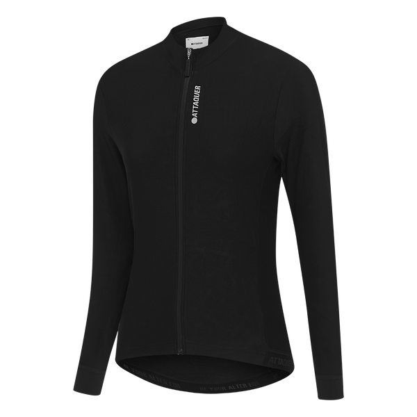 Attaquer Womens Race Long Sleeve Jersey Black feature display